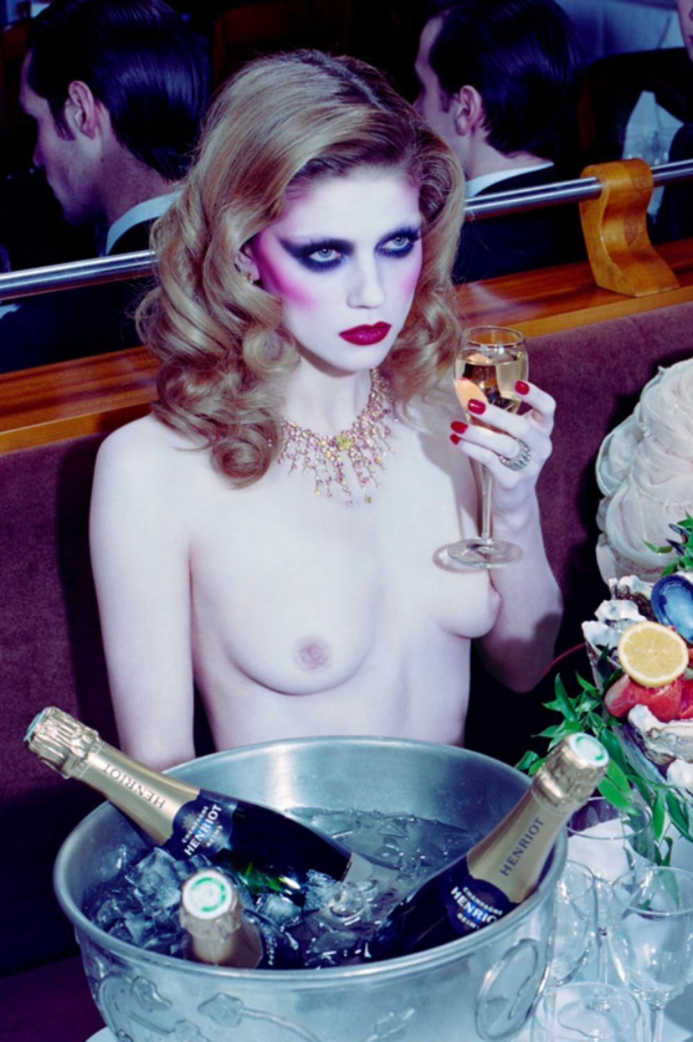 A Dazzling Beauty #2 – Miles Aldridge, Woman, Nude, Fashion, Erotic, Dinner, Art For Sale 1