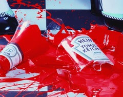 A Drop of Red #2 – Miles Aldridge, Woman, Fashion, Glamour, Shoes, Ketchup, Red