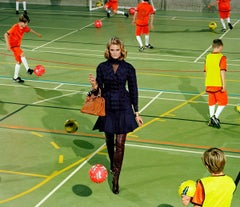 A Perfect Mum #4  – Miles Aldridge, Woman, Fashion, Glamour, Soccer, Mum, Game
