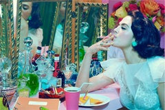 Actress #4 – Miles Aldridge, Woman, Fashion, Glamour, Portrait, Colour, Interior