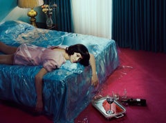 Chromo Thriller #2 – Miles Aldridge, Woman, Fashion, Colour, Supermarket