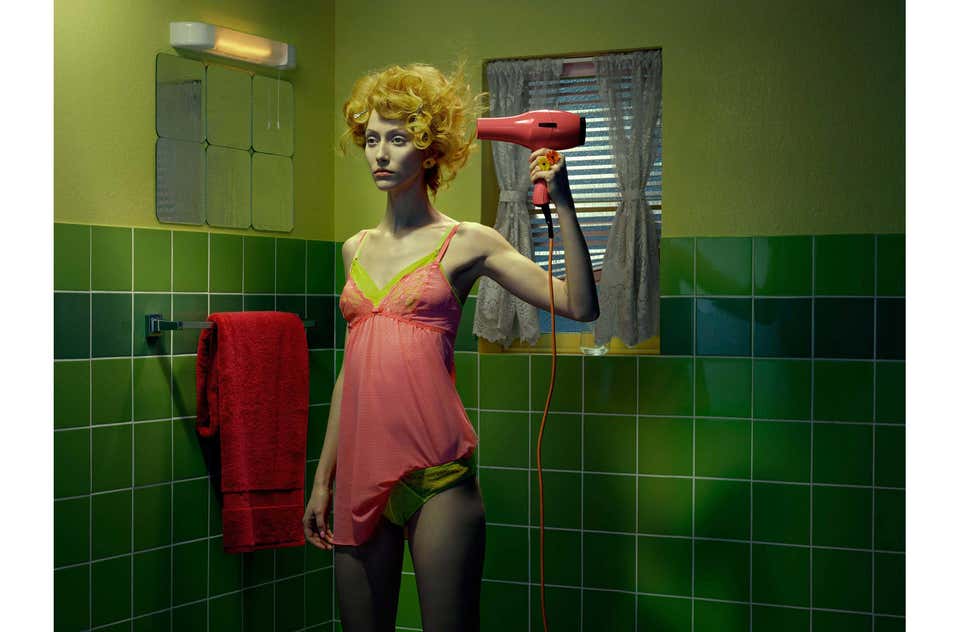 Chromo Thriller #3 – Miles Aldridge, Woman, Art, Model, Fashion, Doll, Hairstyle