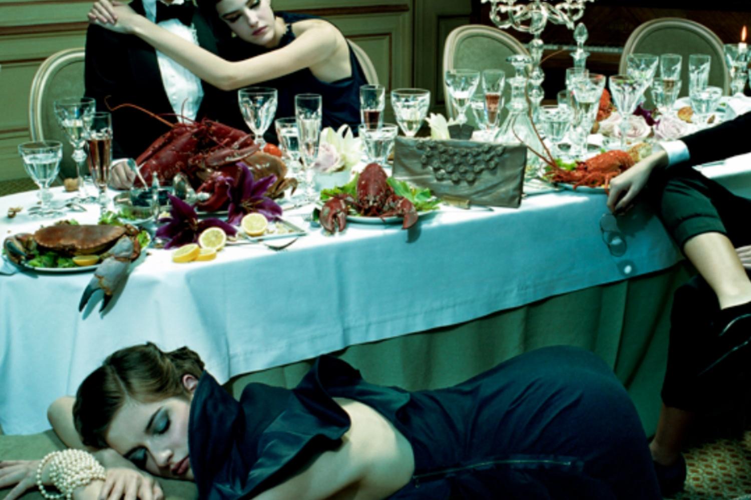 Dinner Party #7  – Miles Aldridge, Woman, Fashion, Erotic, Model, Dinner, Food For Sale 1