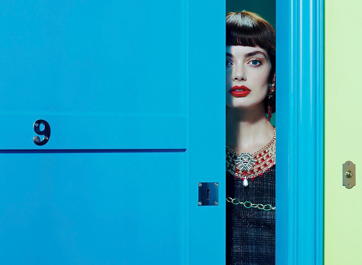 Miles Aldridge Color Photograph - Doors #3, 2023 