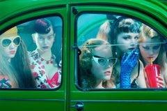 Five Girls in a Car #1 – Miles Aldridge, Girls, Fashion, Erotic, Models, Car