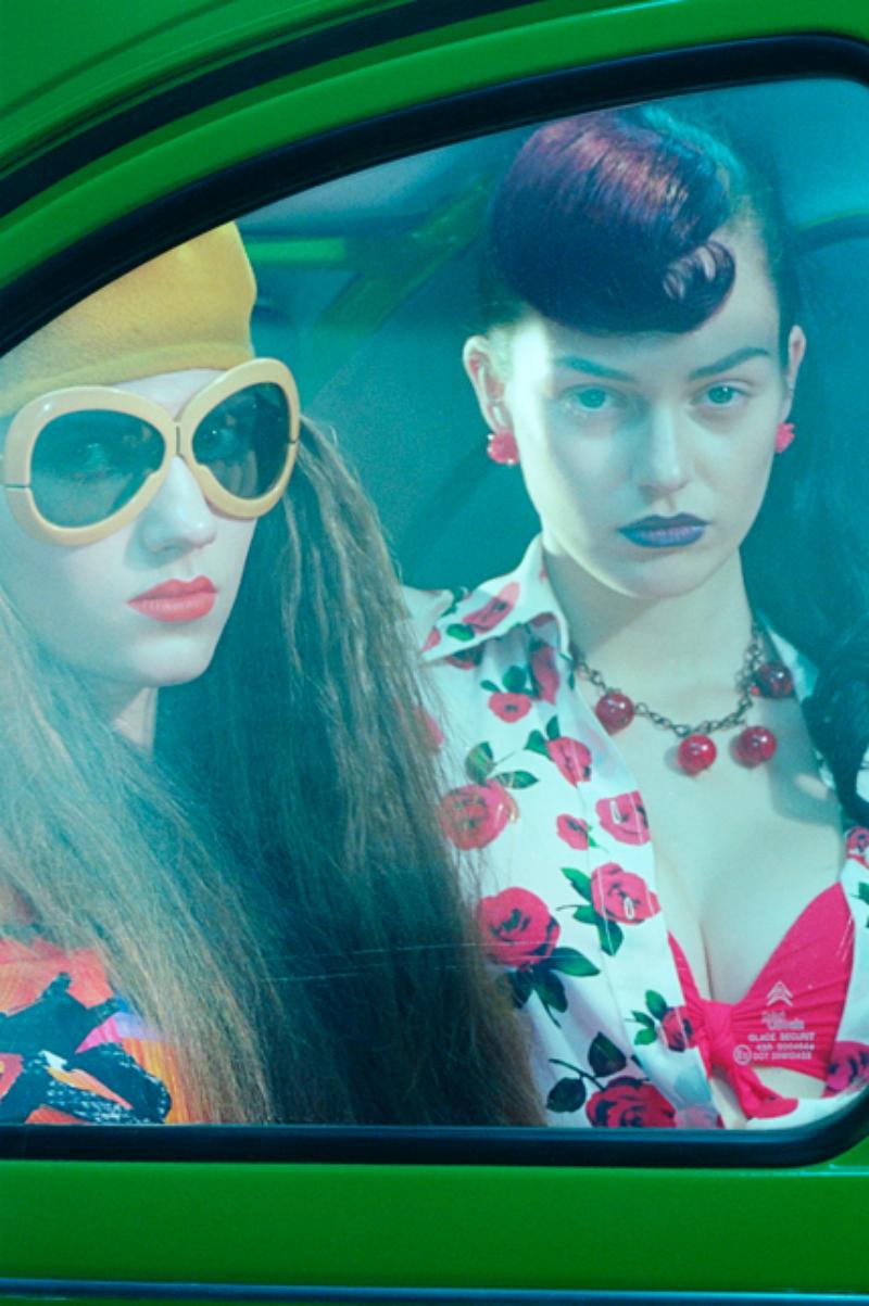 Five Girls in a Car #1 – Miles Aldridge, Girls, Fashion, Pin Up, Models, Car For Sale 3