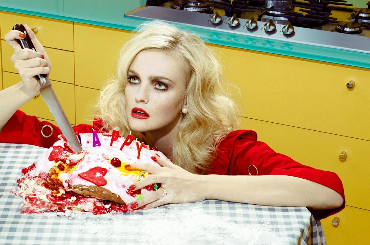 Miles Aldridge (Colour Photography)
Signed and numbered on reverse
Chromogenic print
14 × 21 inches
Edition of 10 + 2 AP

Miles Aldridge’s singular aesthetic is characterised by the use of vibrant hues and elaborately styled sets through which he