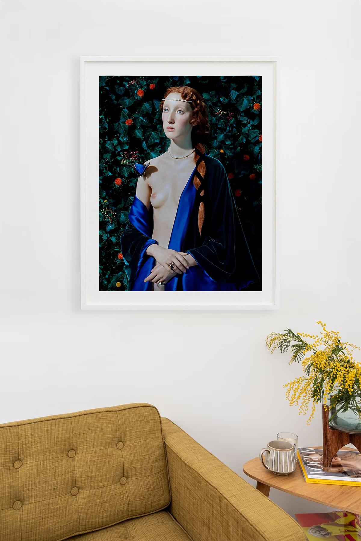 Miles Aldridge (Colour Photography)
Signed in ink on artist's label
Chromogenic print
20 × 14 ¼ inches, edition of 10 + 2 APs
40 × 30 ½ inches, edition of 6 + 2 APs

Miles Aldridge’s singular aesthetic is characterised by the use of vibrant hues and