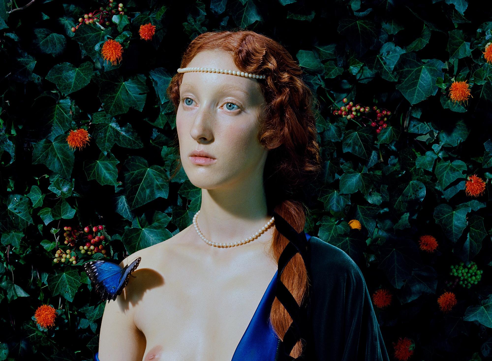 « In The Garden Miles Aldridge », Femme, mode, couleur, art, jardin, nature en vente 1