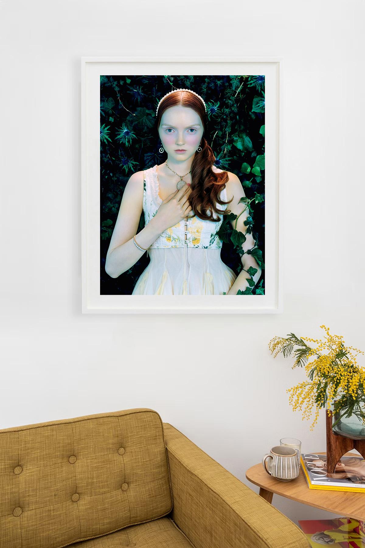 Like a Painting #3, 2005 - Gray Color Photograph by Miles Aldridge