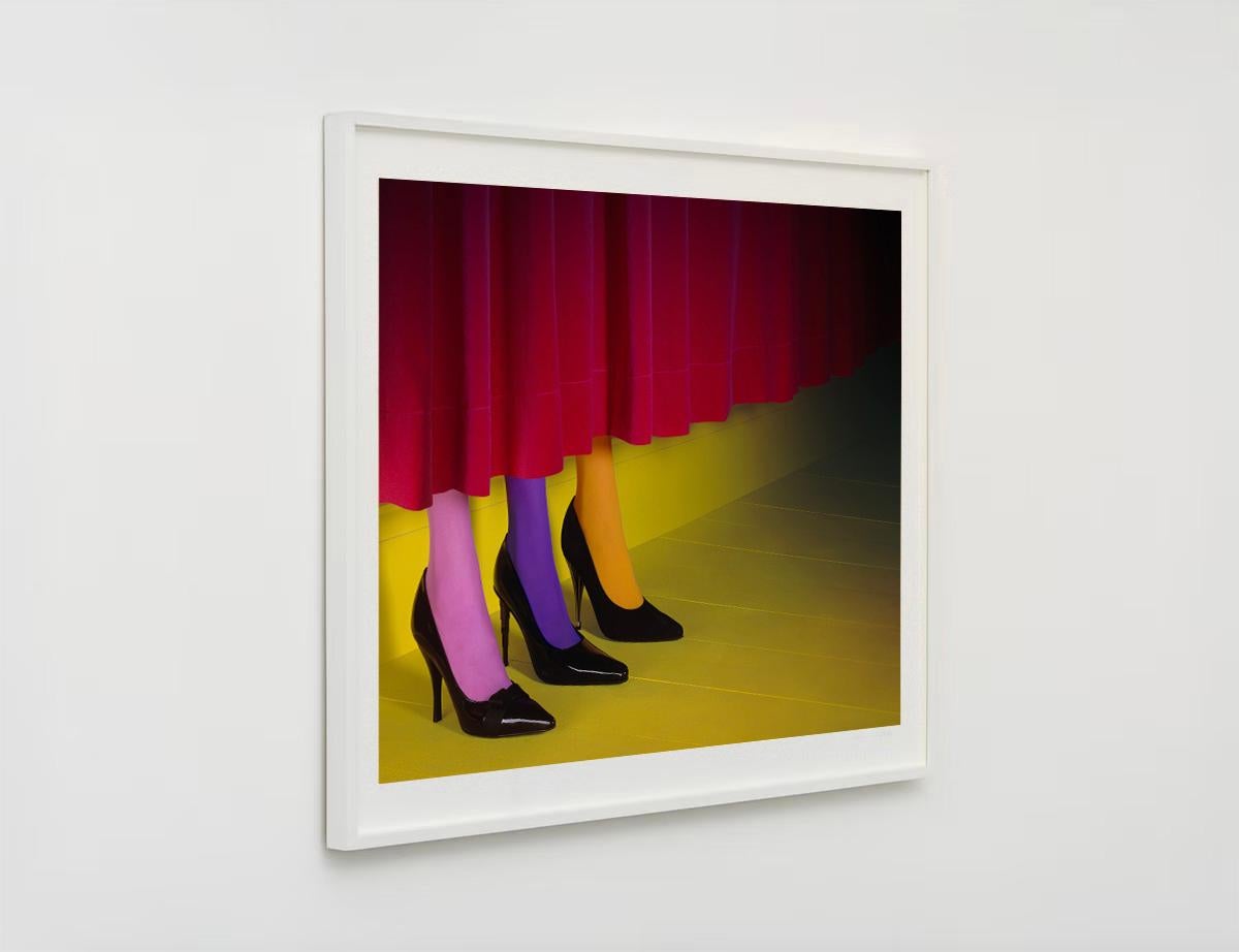 Lookable Legs #1, 2002 - Red Portrait Photograph by Miles Aldridge