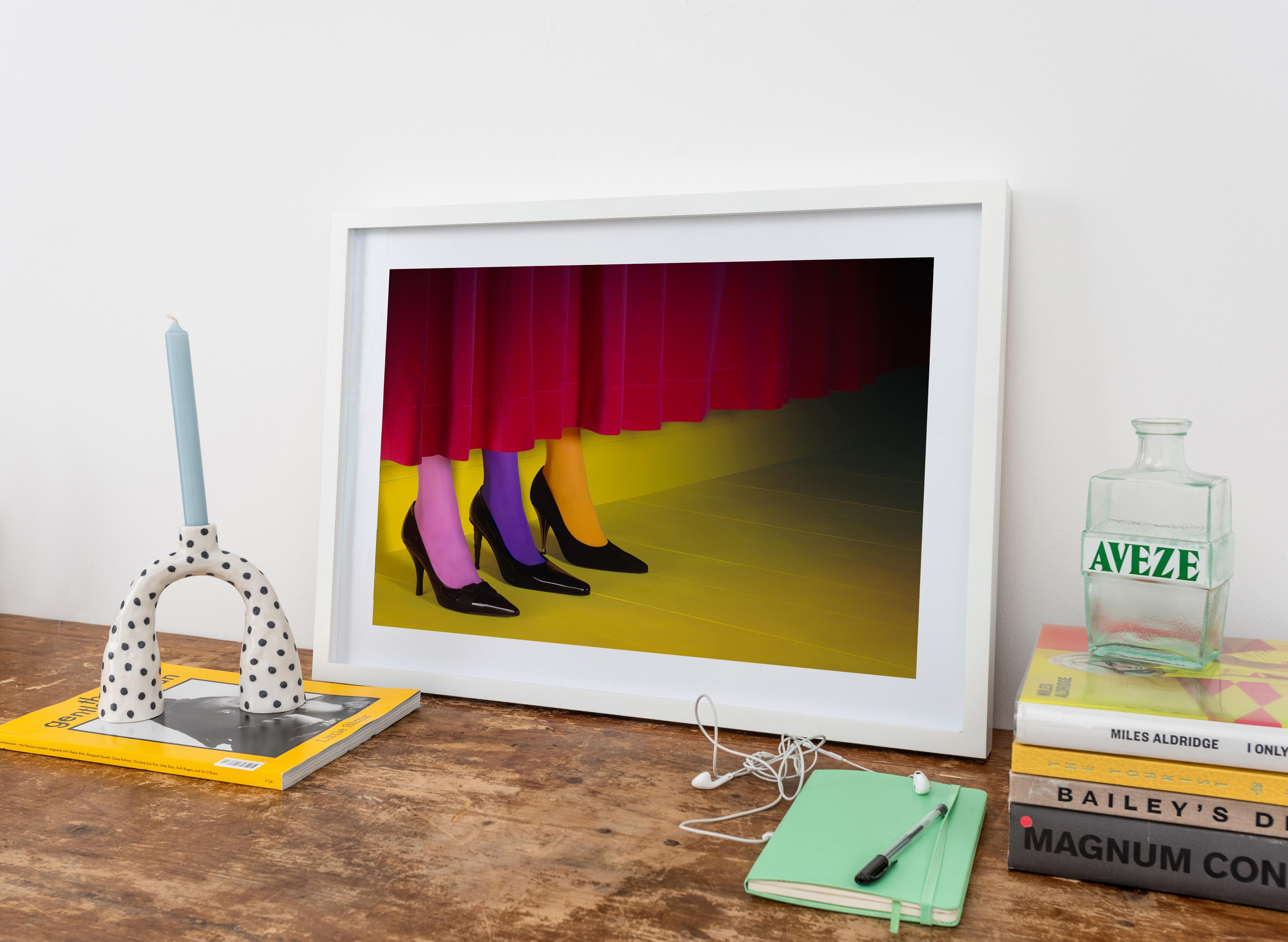 Miles Aldridge (Colour Photography)
Signed and numbered on reverse
Chromogenic print
14 × 21 inches
Edition of 10 + 2 AP

Miles Aldridge’s singular aesthetic is characterised by the use of vibrant hues and elaborately styled sets through which he