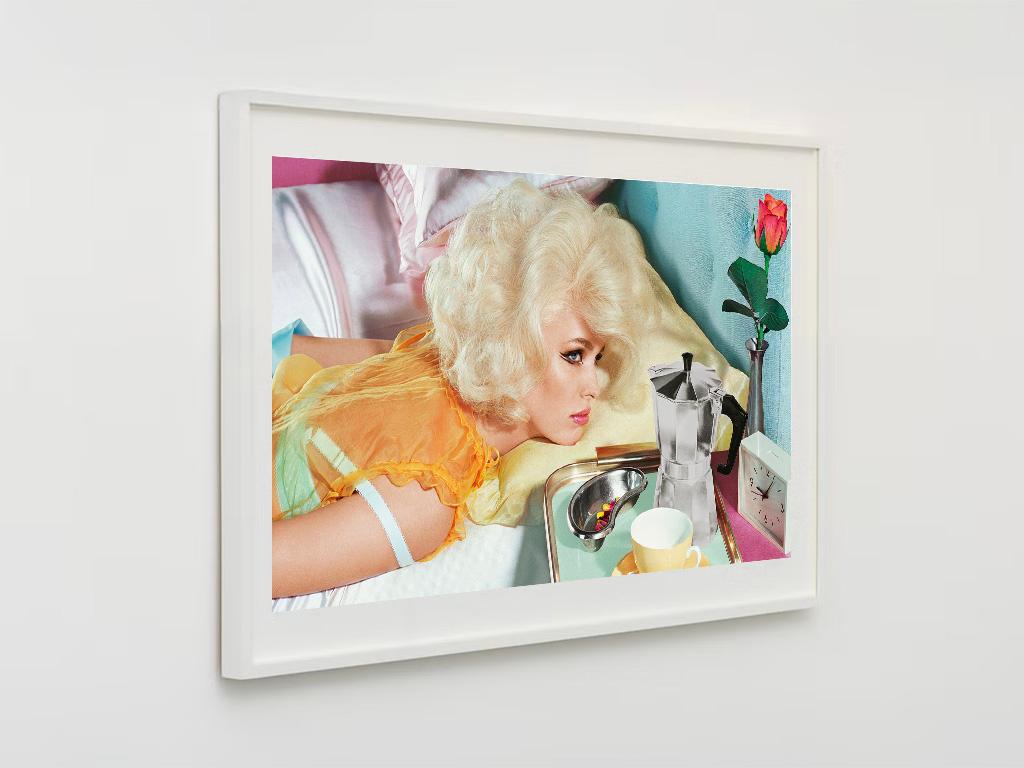New Utopias #3, 2018 - Beige Portrait Photograph by Miles Aldridge