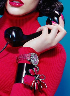 Pop Wife #3 - Miles Aldridge, Femme, Mode, Couleur, Erotique, Téléphone, Art