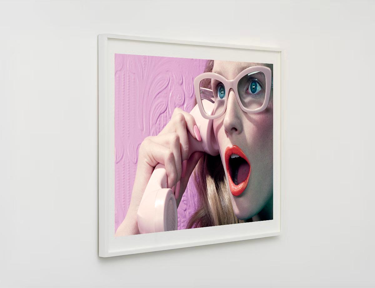 Miles Aldridge (Colour Photography)
Signed and numbered on reverse
Chromogenic print
26 ½ × 40 inches, edition of 10
40 × 60 inches, edition of 6

Miles Aldridge’s singular aesthetic is characterised by the use of vibrant hues and elaborately styled