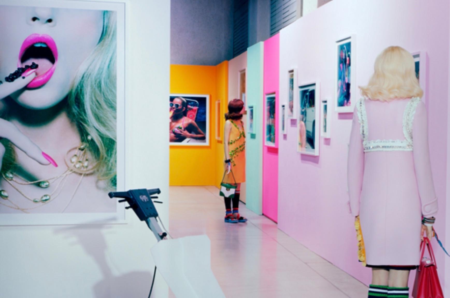 The Cult of Self #3 – Miles Aldridge, Woman, Fashion, Family, Park, Colour, Art For Sale 1