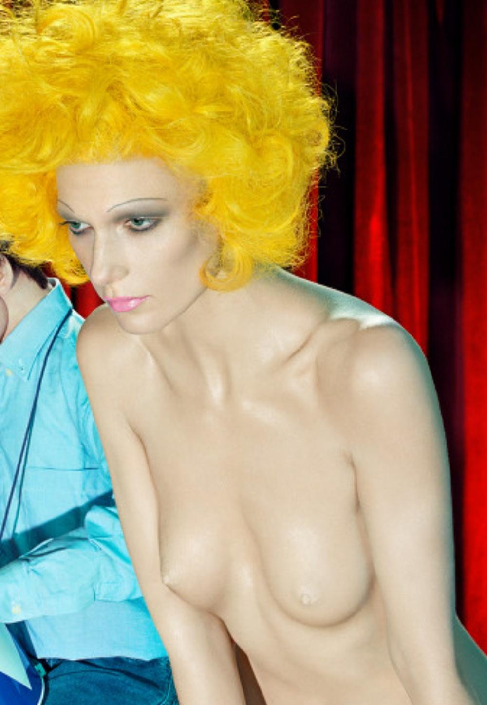Untitled (after Cattelan) #2 – Miles Aldridge, Woman, Fashion, Erotic, Nude, Art For Sale 1