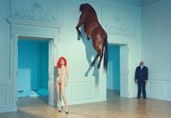 Untitled (after Cattelan) #3 – Miles Aldridge, Animal, Fashion, Glamour, Nude