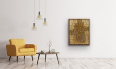 Pintura de Otoño, Obra de Arte Paisaje Atrevido, Pintura al Óleo Original, Arte Abstracto