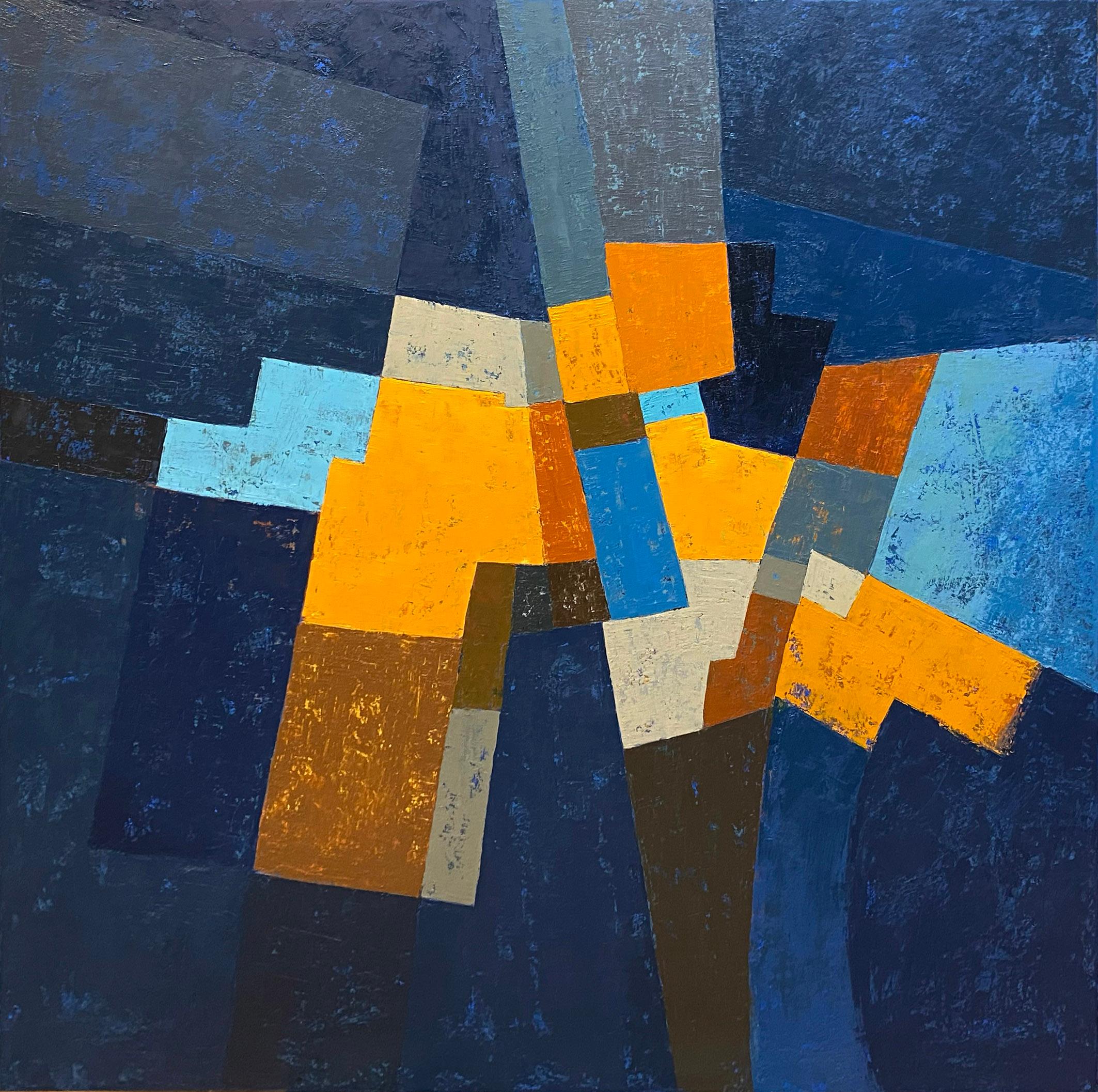 Abstract Painting de Miles Cole - Brilliant Corners, Landscape Artwork, Original Oil Painting, Abstract Art