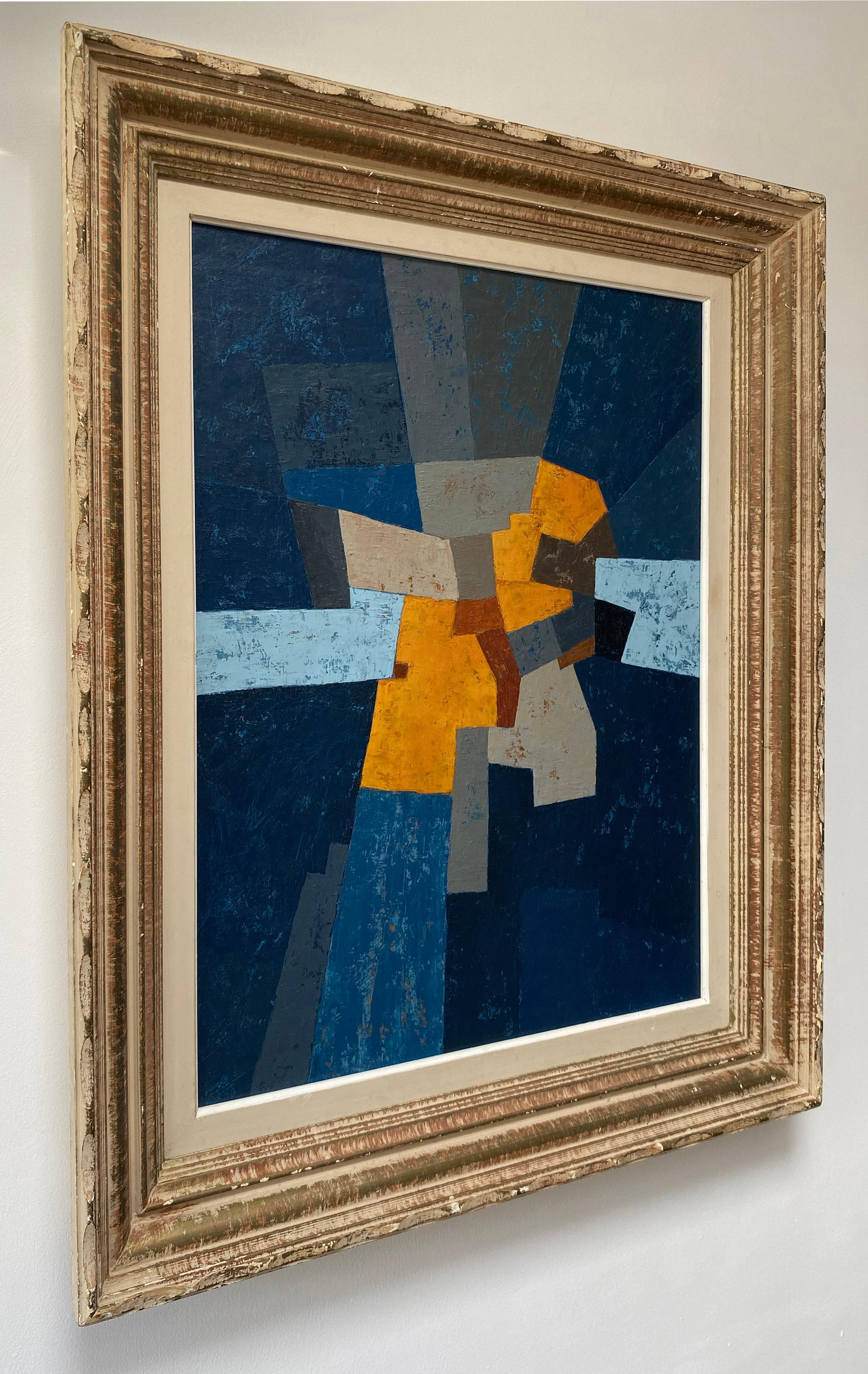 Dynamic Construction, Landscape Artwork, Original Oil Painting, Abstract Art For Sale 3