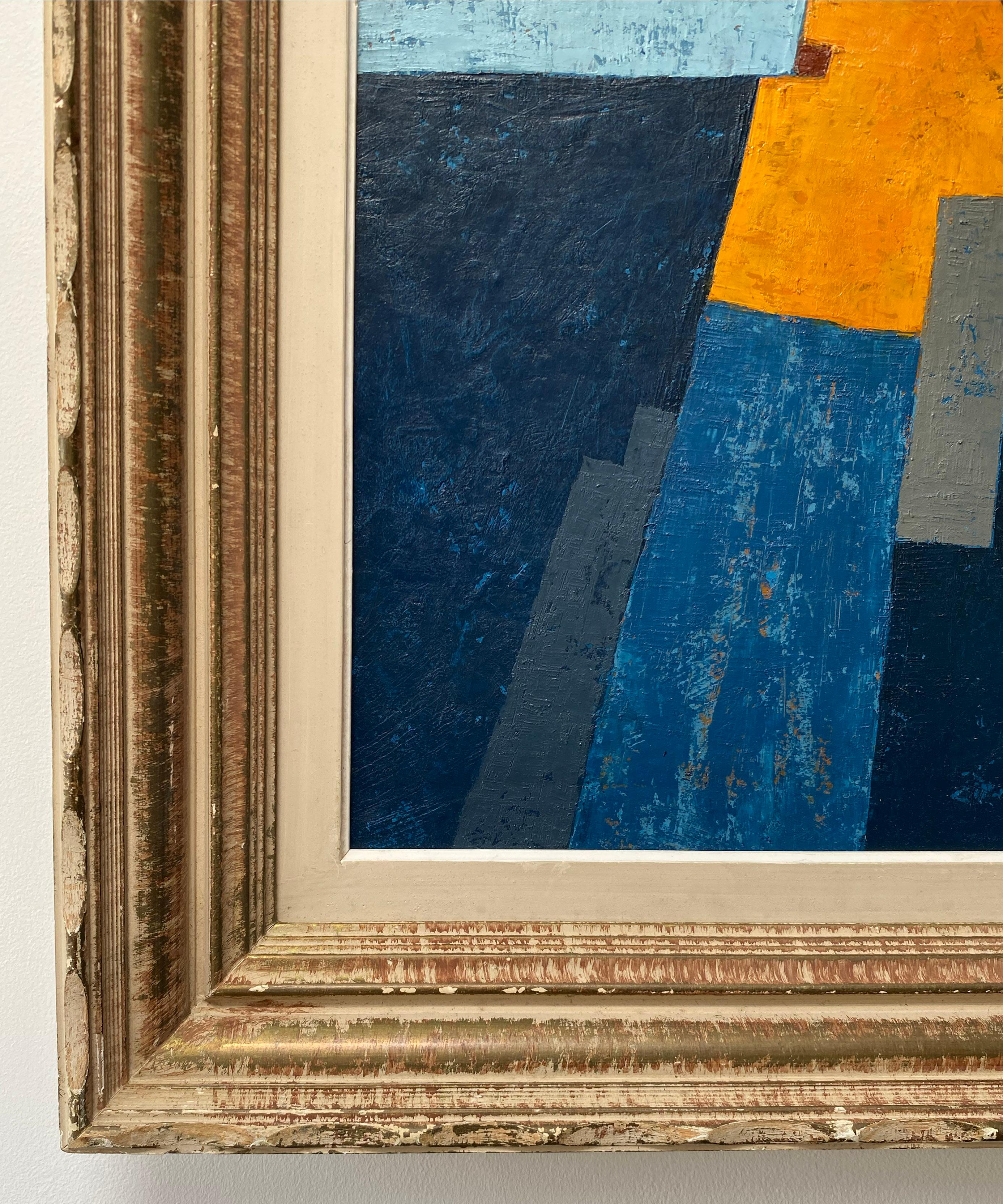 Dynamic Construction, Landscape Artwork, Original Oil Painting, Abstract Art For Sale 4