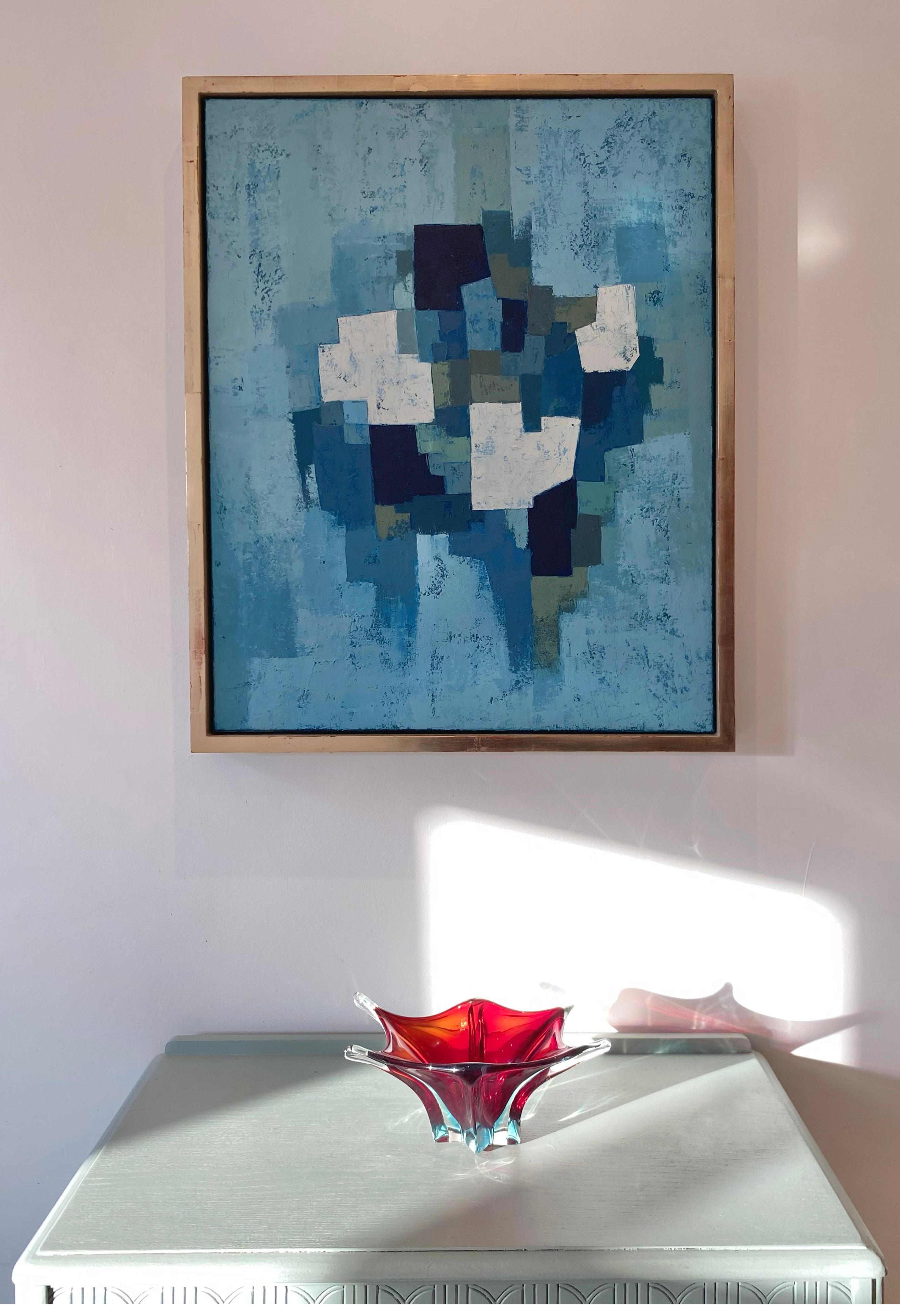 Emerging Forms, Landscape Artwork, Original Oil Painting, Abstract Art en vente 2