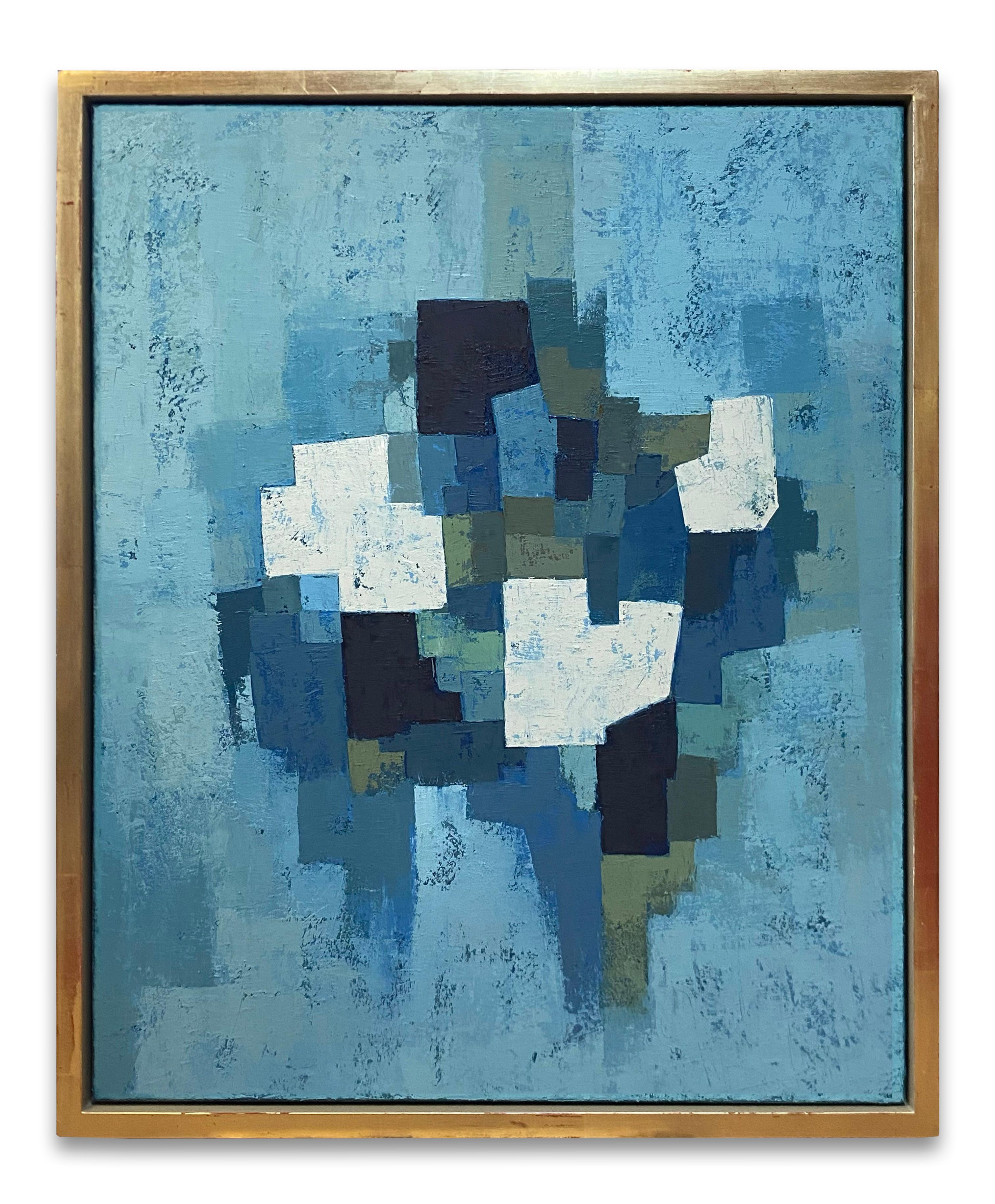 Emerging Forms, Landscape Artwork, Original Oil Painting, Abstract Art en vente 5