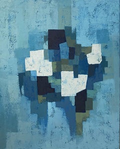 Emerging Forms, Landscape Artwork, Original Oil Painting, Abstract Art