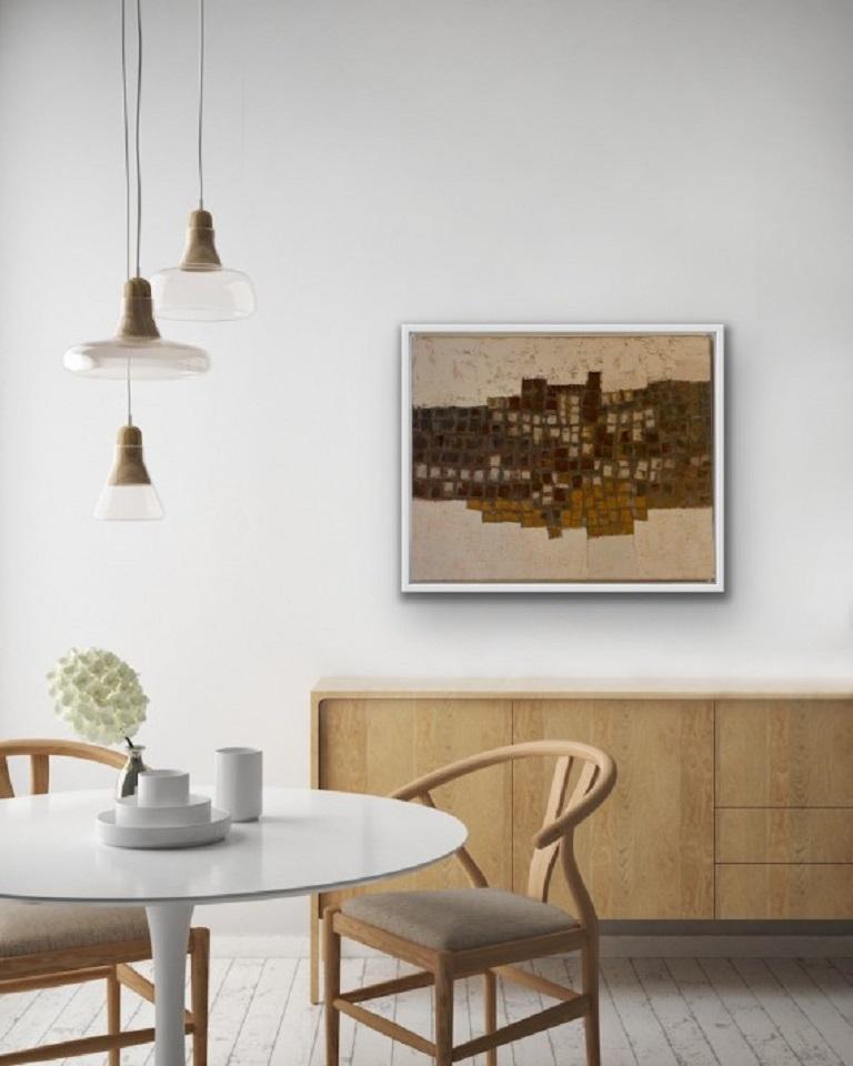 Miles Cole, Sopra la città vecchia, Quadro astratto originale in vendita 9