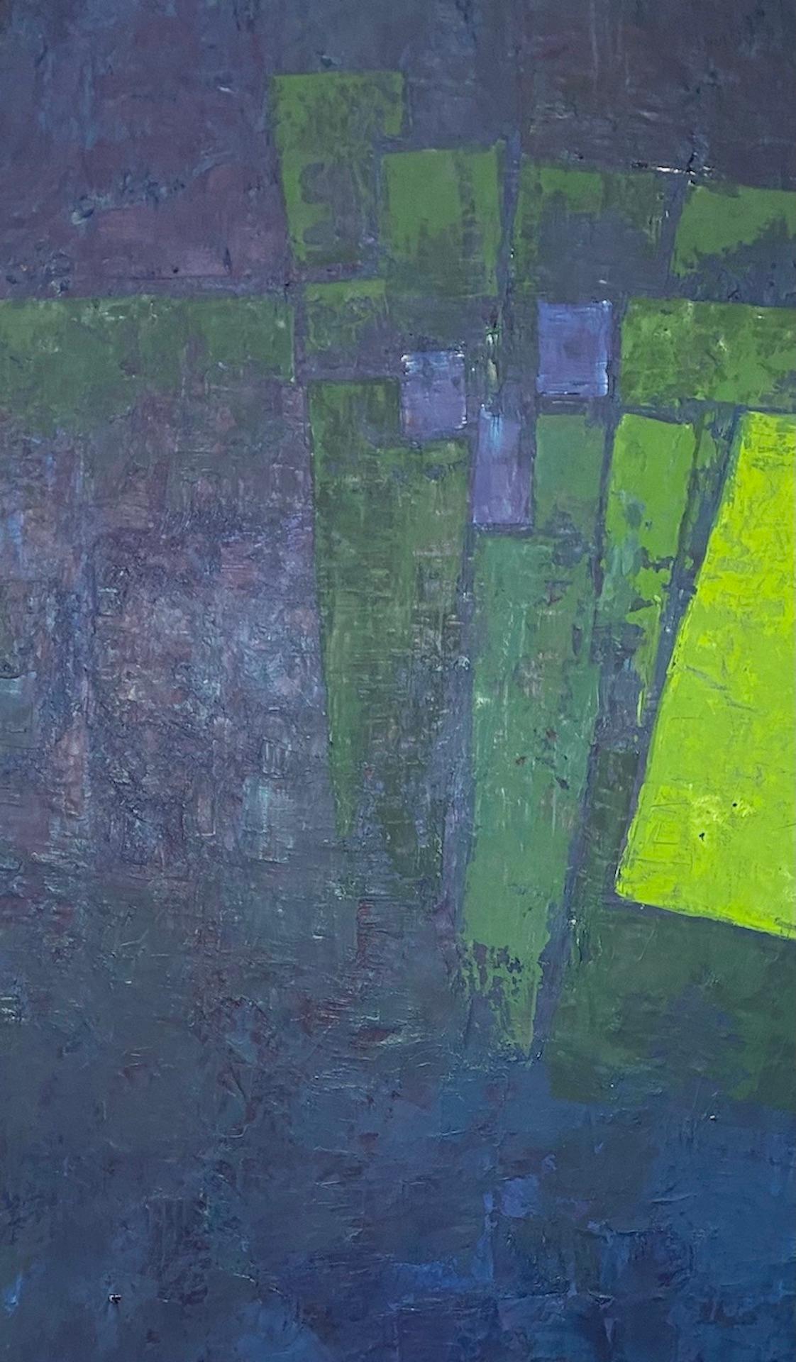 Miles Cole, Noche islandesa, Arte abstracto, Pintura original, Arte contemporáneo en venta 4