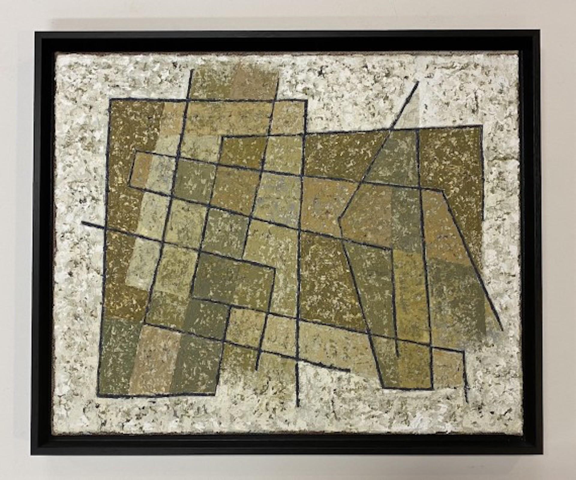 Miles Cole, Squares in a Space, Peinture géométrique abstraite, Art contemporain en vente 1