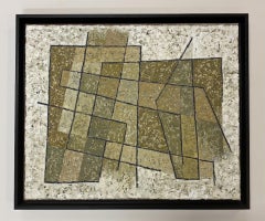 Miles Cole, Squares in a Space, Abstract Geometric Painting, Contemporary Art