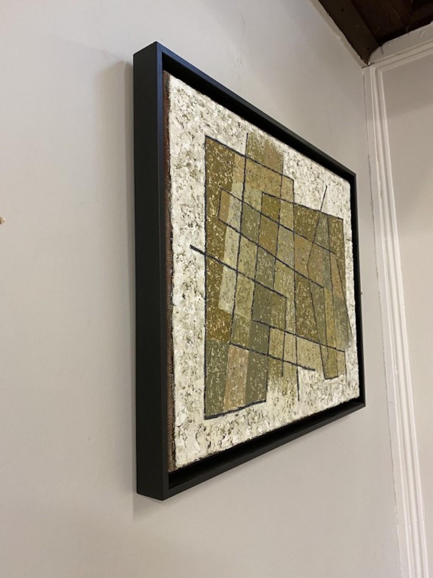 Miles Cole, Quadrati in uno spazio, Pittura geometrica astratta, Arte contemporanea in vendita 5