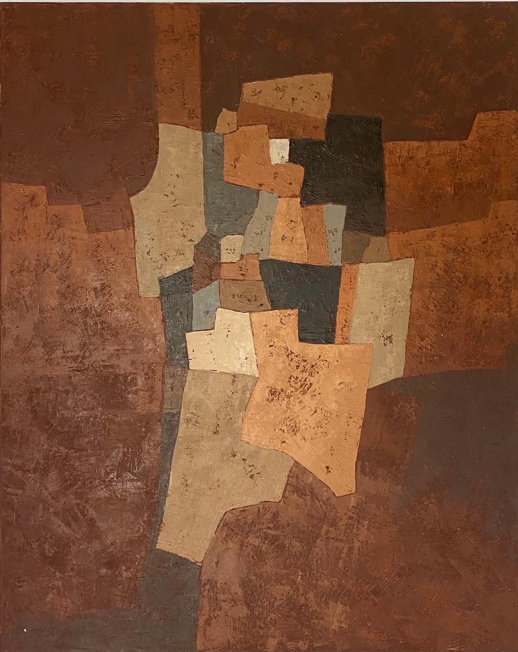 Abstract Painting de Miles Cole - Pensativa