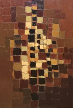 Ragged Wood, Landscape Artwork, Original Oil Painting, Abstract Art