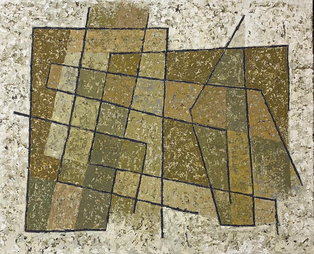 Miles Cole Landscape Painting - Squares in a Space 