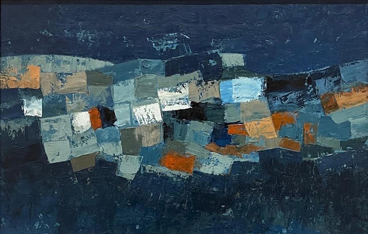 Undercurrent, Landscape Artwork, Original Oil Painting, Abstract Art