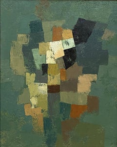 Zennor, Obra de Arte Paisaje, Pintura al Óleo Original, Arte Abstracto