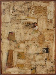 Pintura al óleo expresionista abstracta sobre lienzo de Miles Forst