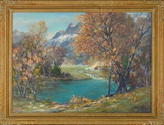 "Montana in Autumn" - Mid Century Landscape