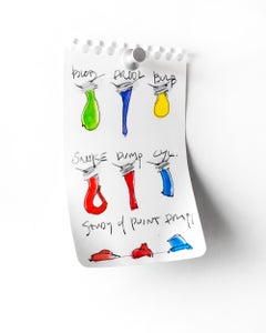 Miles Jaffe - Study of Paint Drips, Skulptur 2023