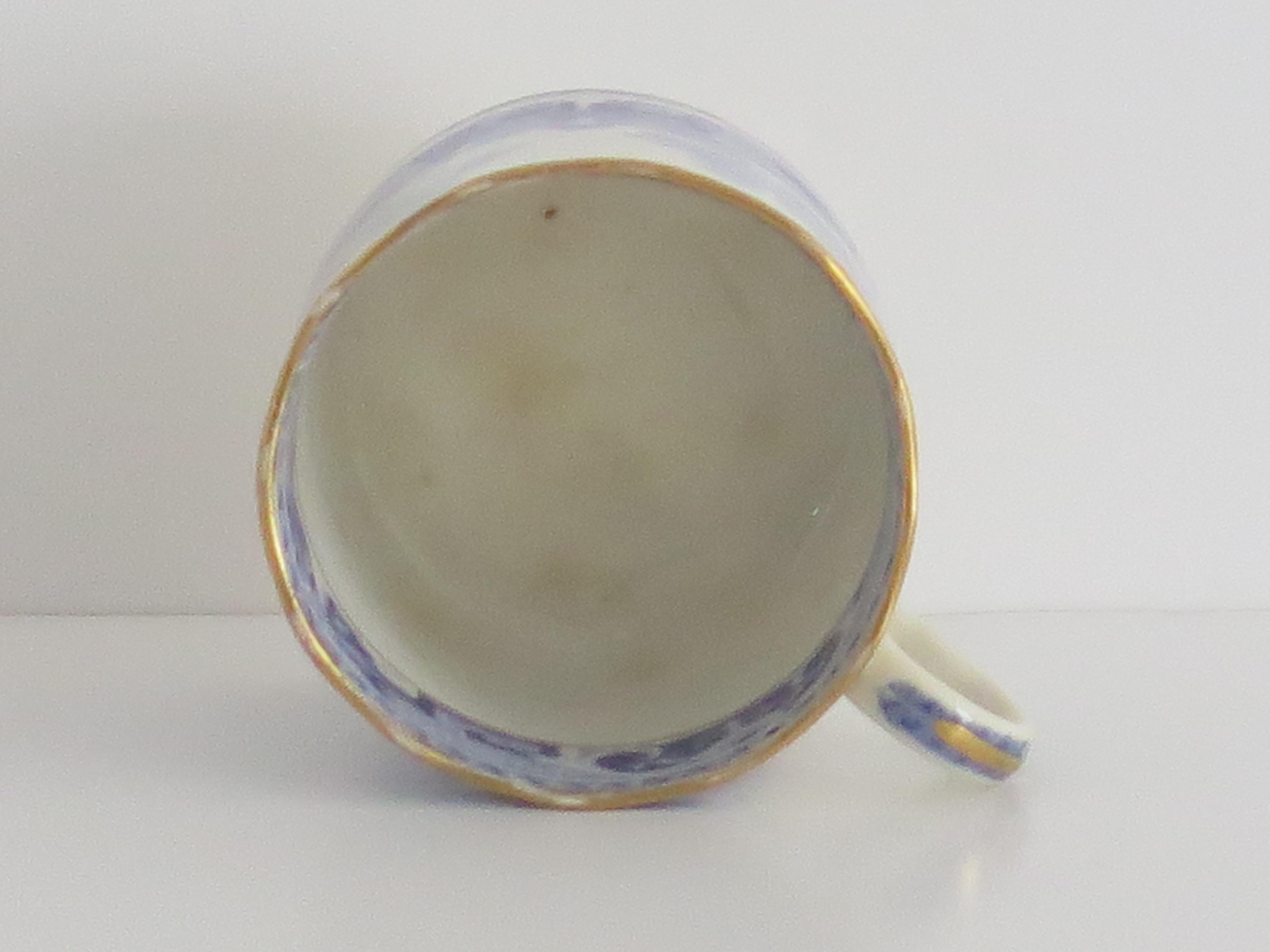 Miles Mason Coffee Can Porcelain Chinamen on Verandah Pattern, circa 1805 1