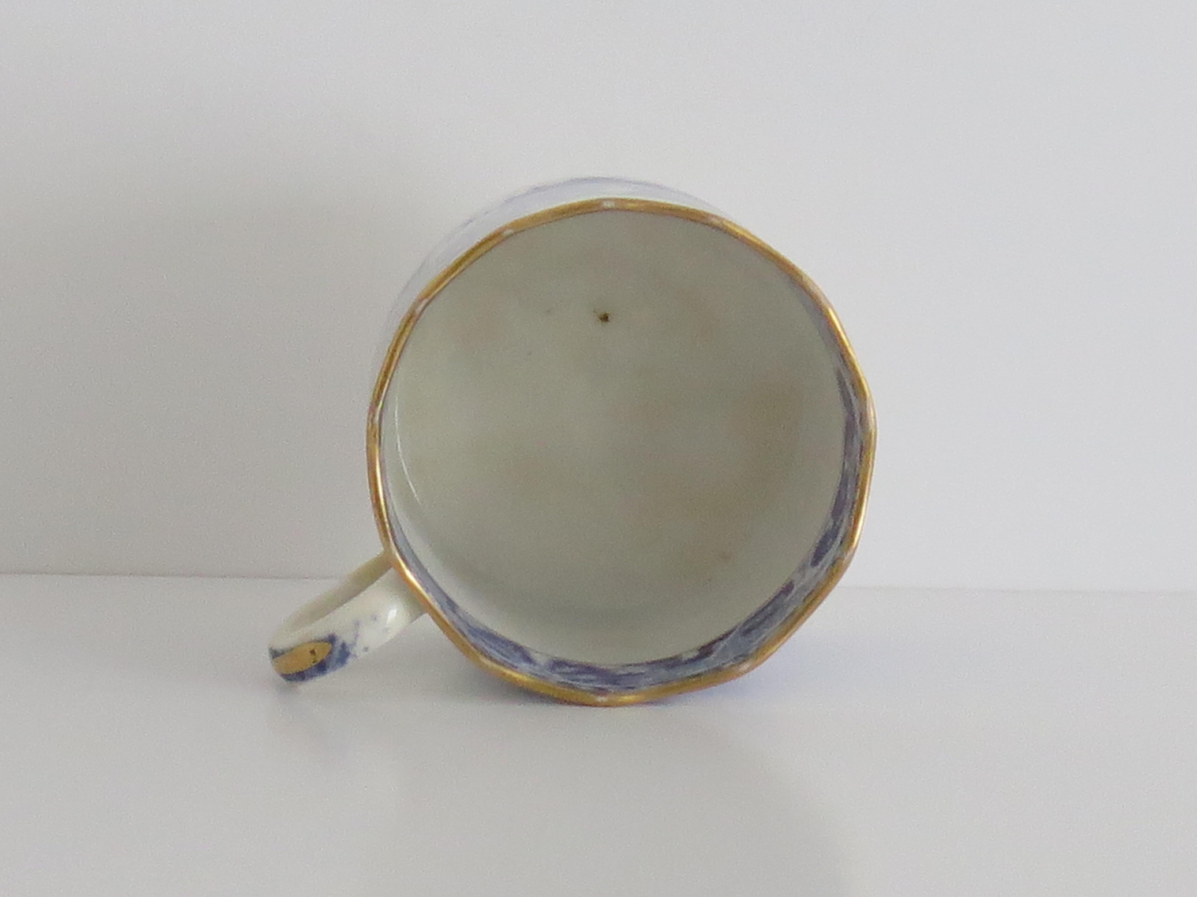 Miles Mason Coffee Can & Saucer Porcelain Chinamen on Verandah Pattern, Ca 1805 For Sale 8