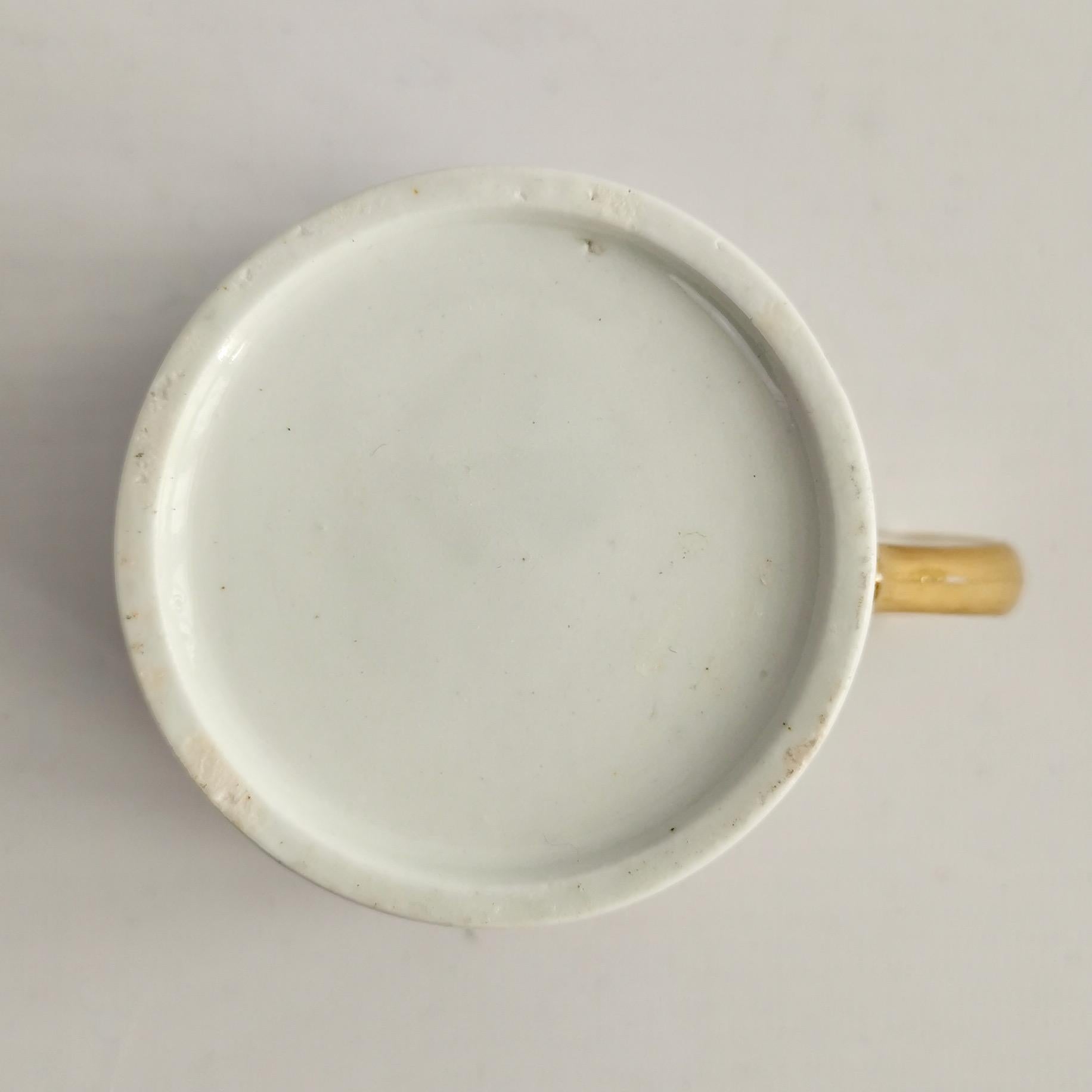 Miles Mason Orphaned Porcelain Coffee Can, White, Bat Printed Minerva 5