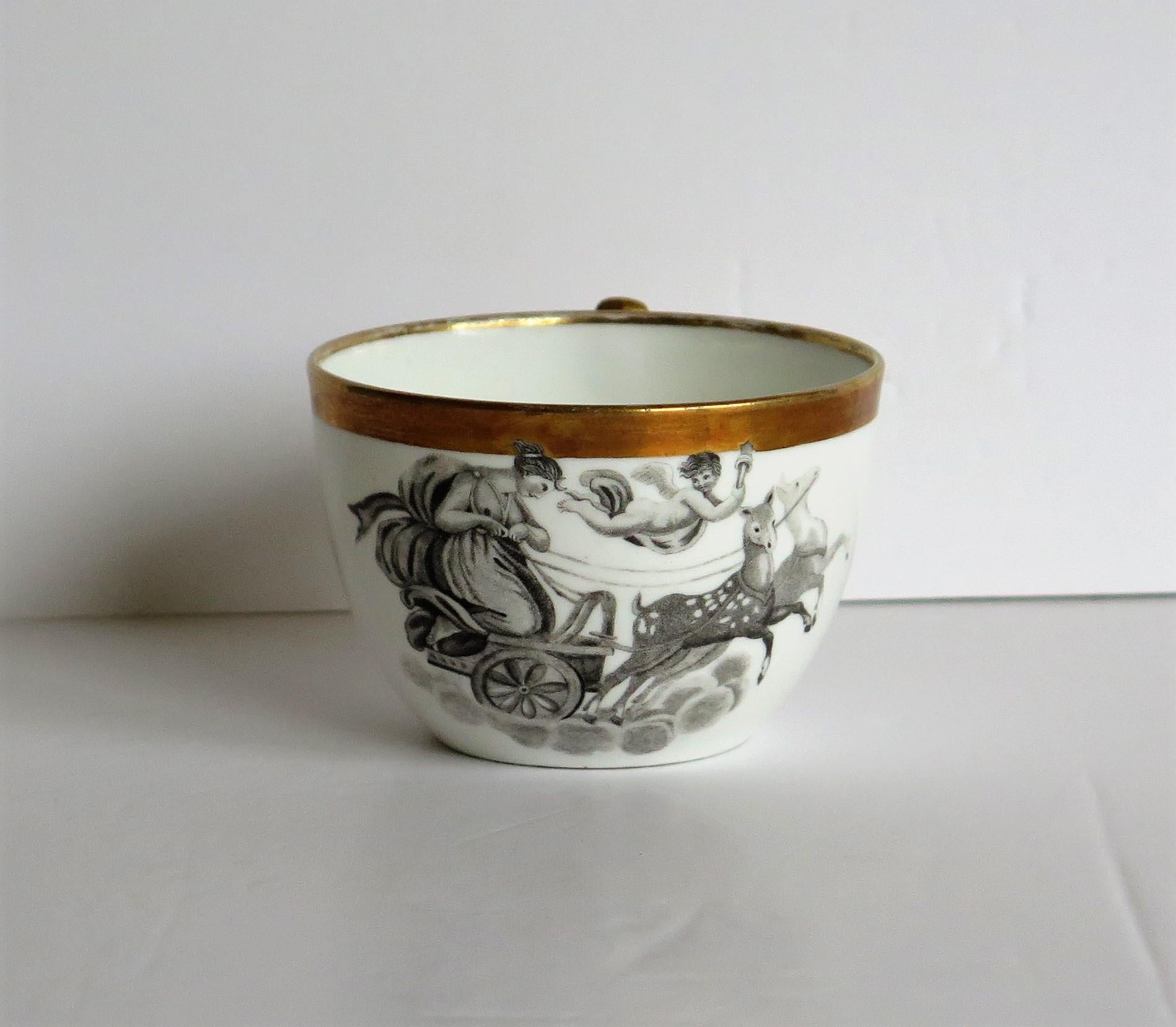 Miles Mason Porcelain Coffee Can & Tea Cup Classical Pattern No. 349, circa 1805 5