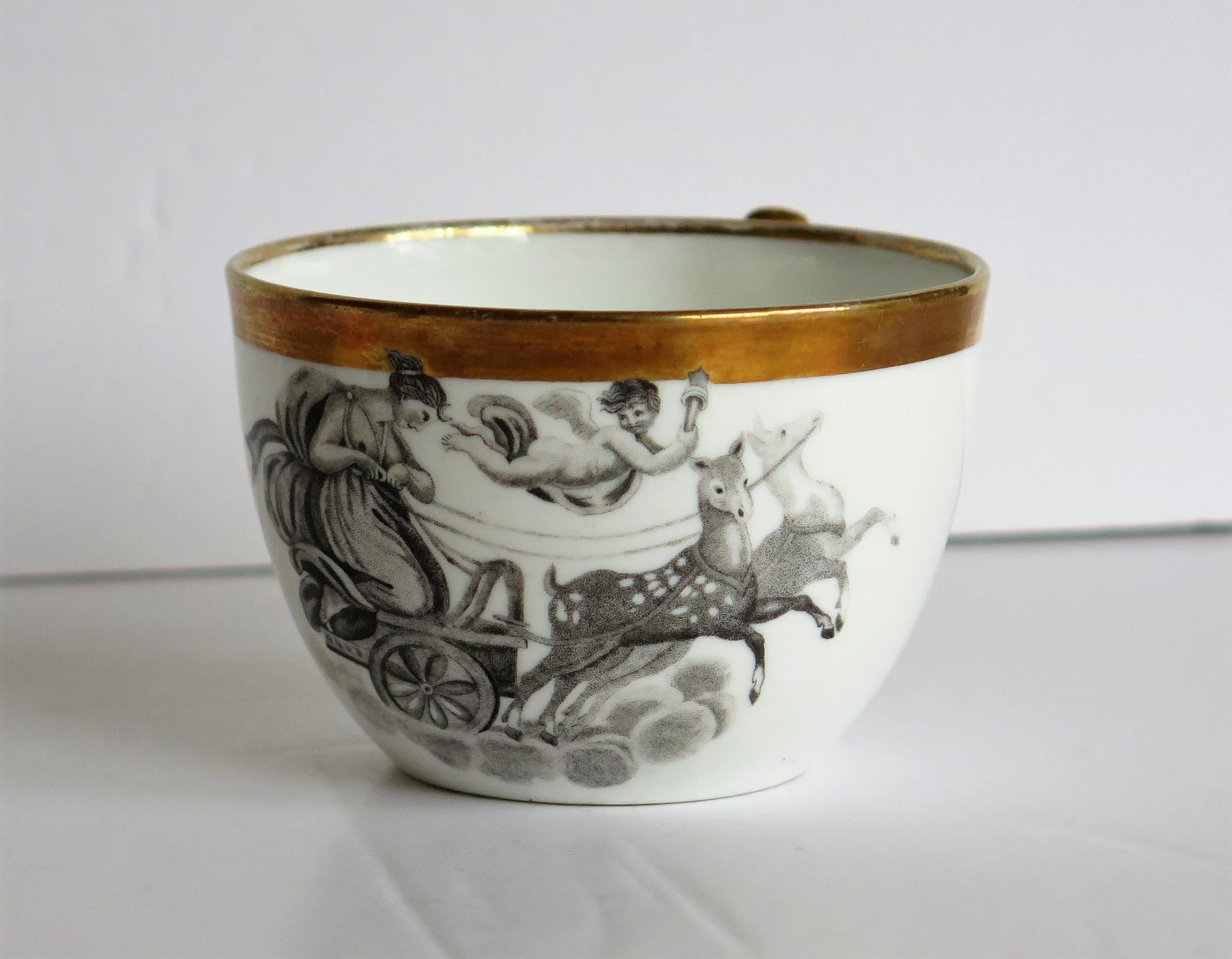 Miles Mason Porcelain Coffee Can & Tea Cup Classical Pattern No. 349, circa 1805 6