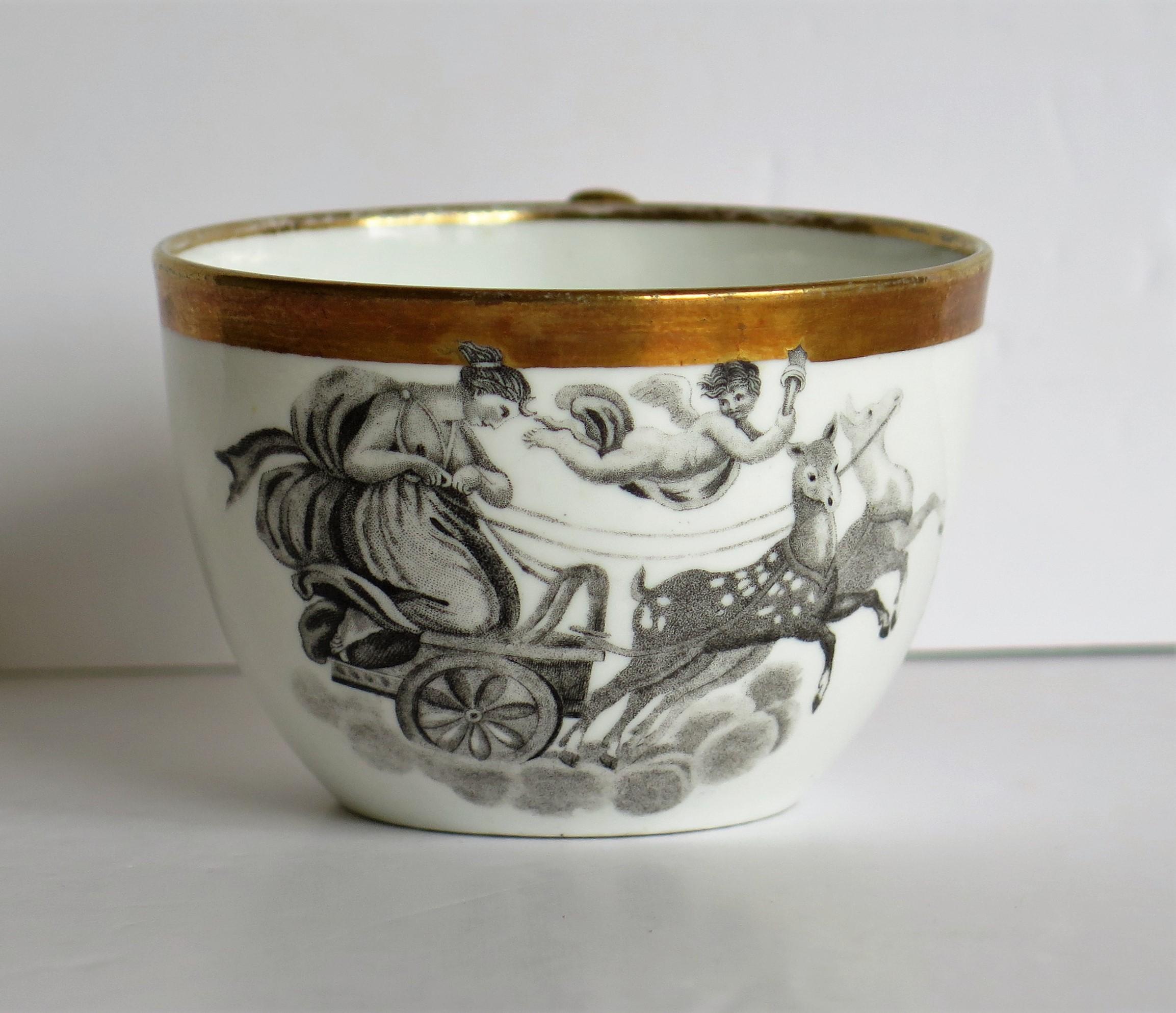 Miles Mason Porcelain Coffee Can & Tea Cup Classical Pattern No. 349, circa 1805 7