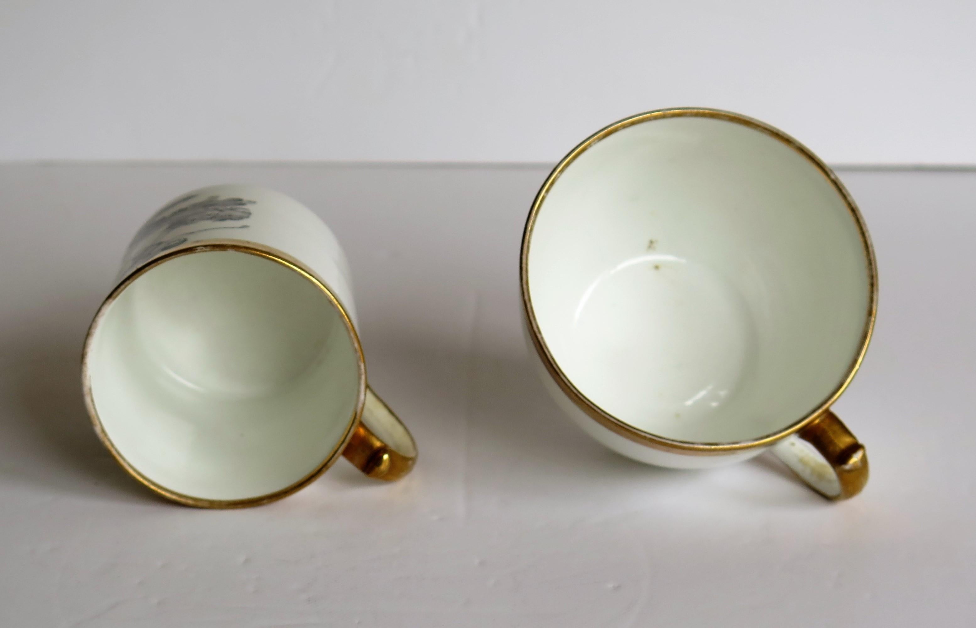 Miles Mason Porcelain Coffee Can & Tea Cup Classical Pattern No. 349, circa 1805 9