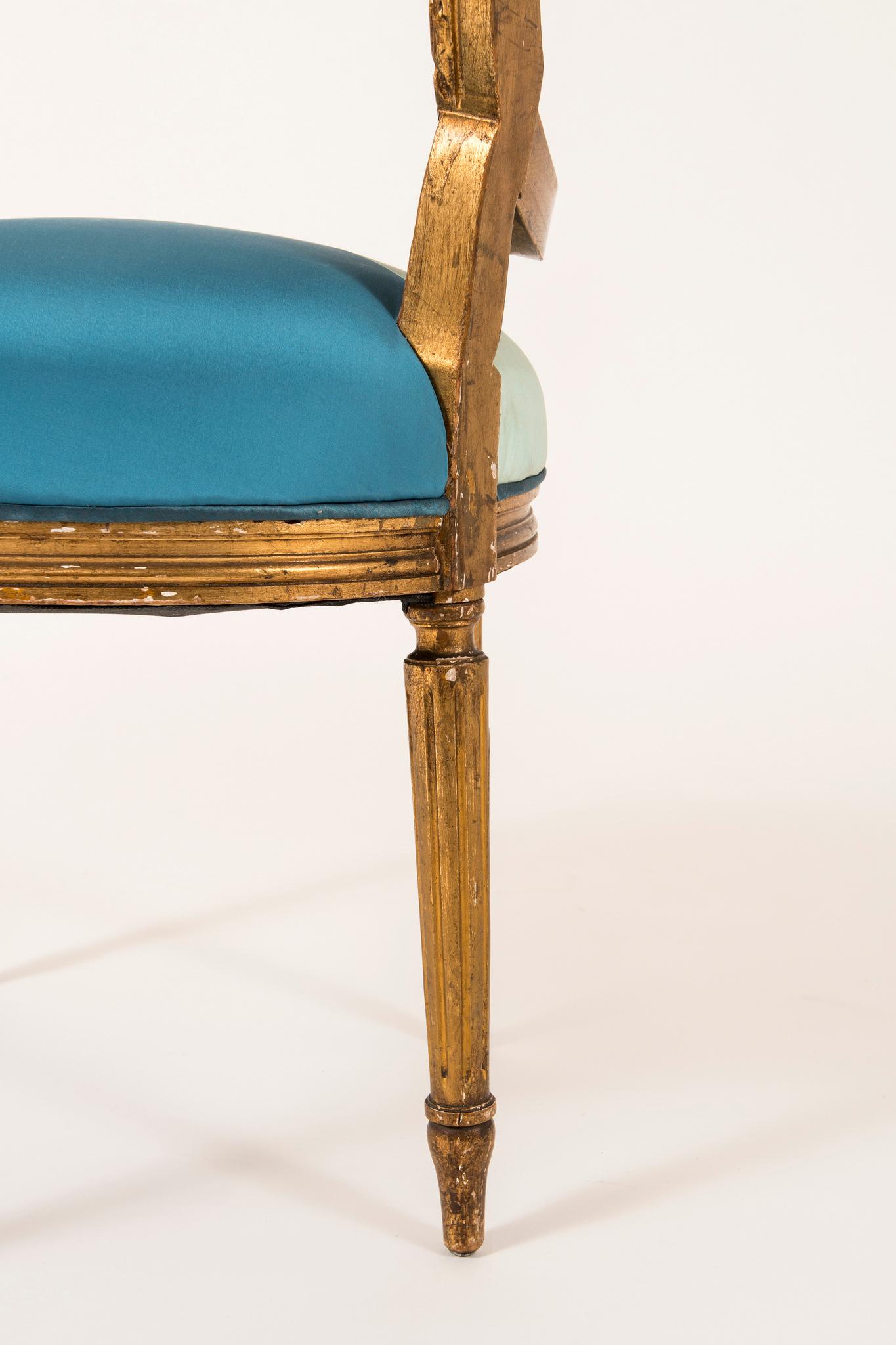 20th Century Miles Redd 19th Century Louis XVI Style Occasional Chair